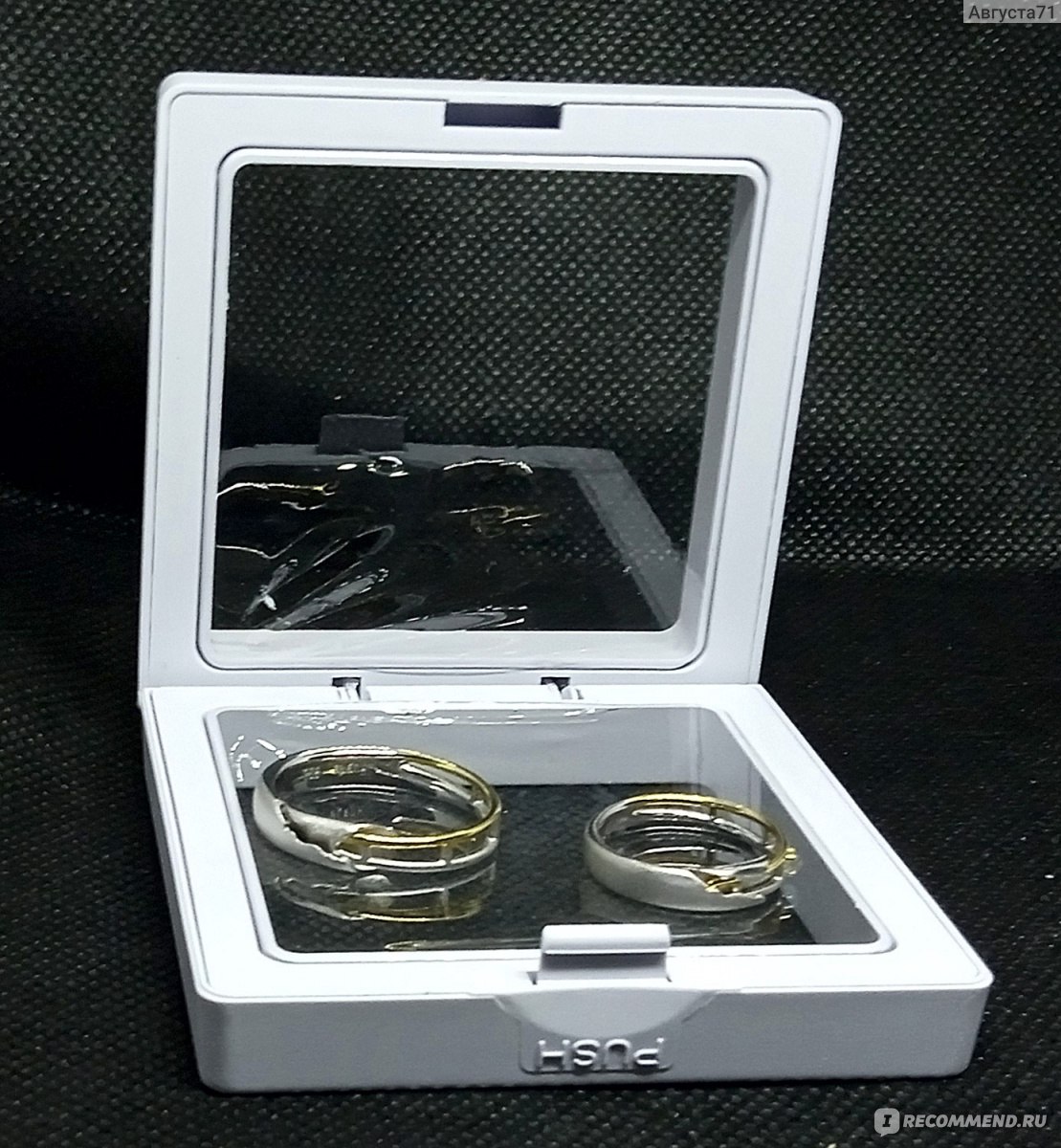 Парные кольца Aliexpress Thaya Train Rail Design Moonstone Lover Rings Gold and Hollow 925 Silver Eleglant Jewelry for Women Gemstone Sweet Gift фото