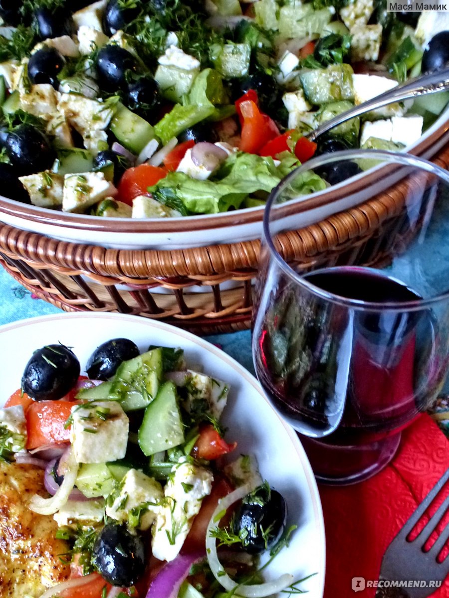 Соус для греческого салата из оливкового масла