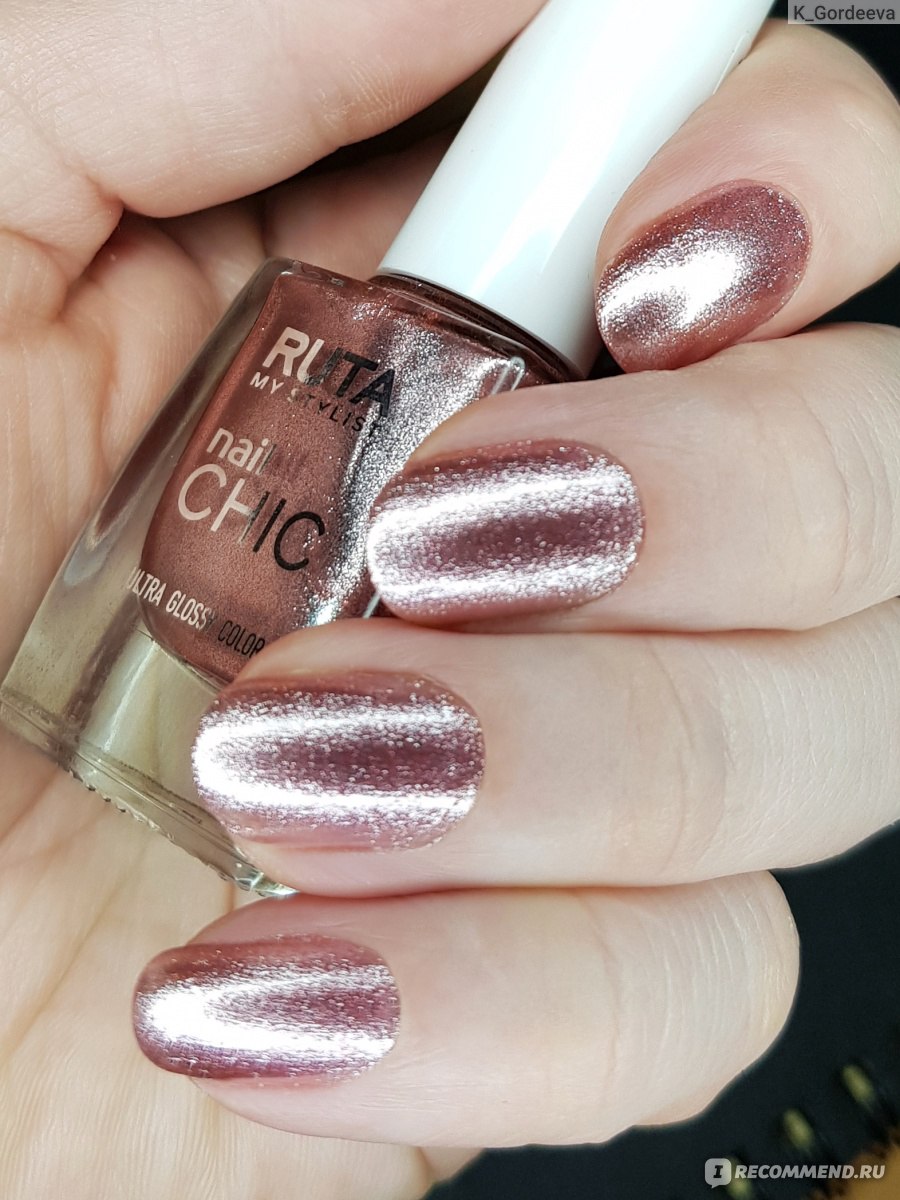 Лак для ногтей Ruta Nail Chic - «Два оттенка с названием 