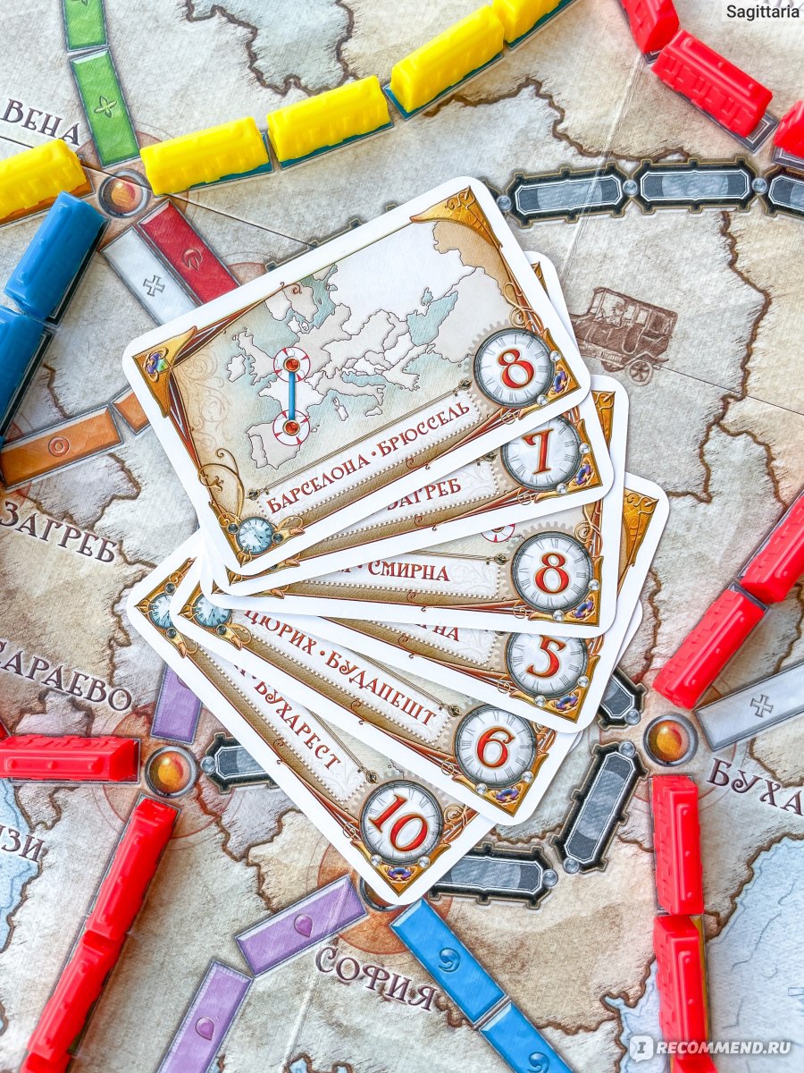 Ticket to ride европа карта
