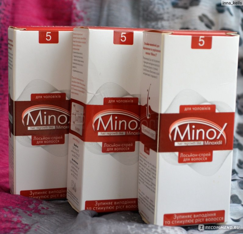 Лосьон-спрей MinoX против выпадения волос (для мужчин) фото