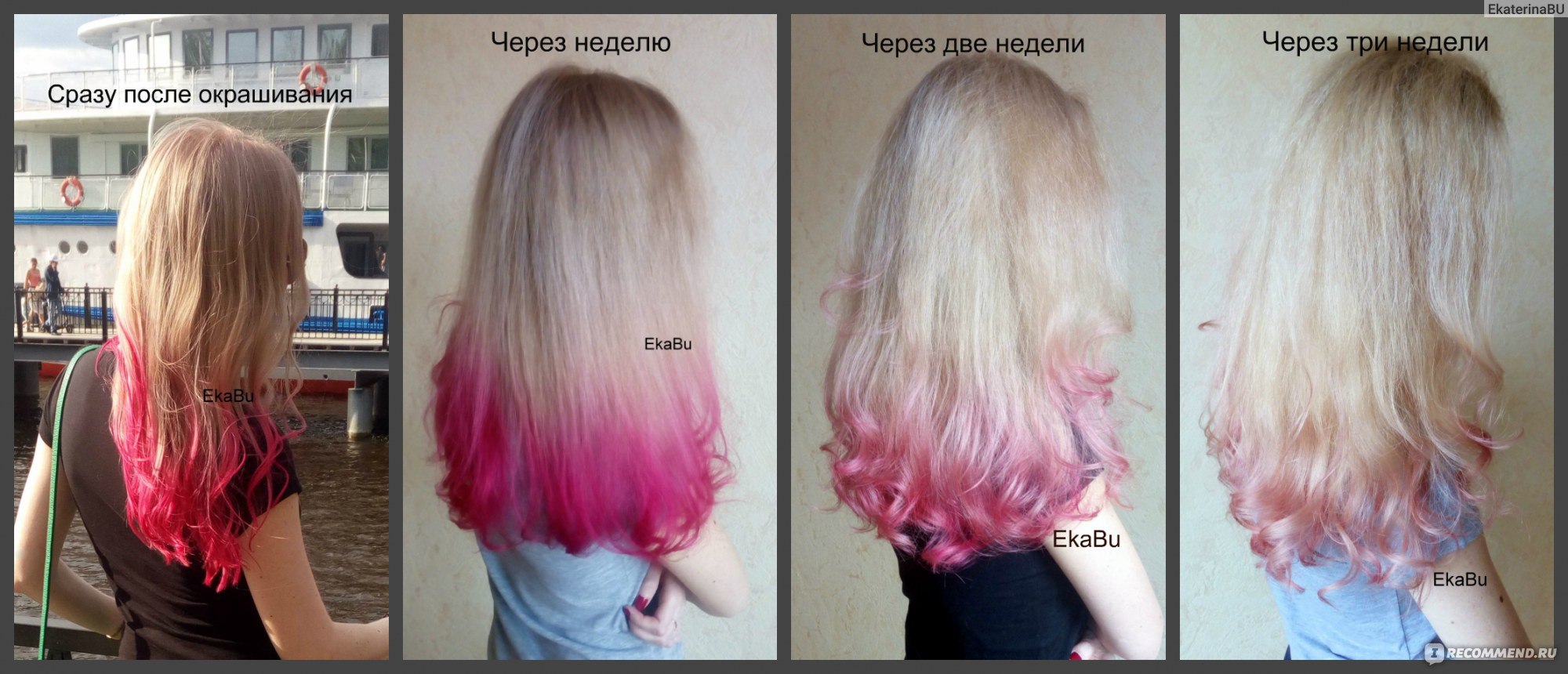 Пигмент прямого действия concept стальной до и после фото волос