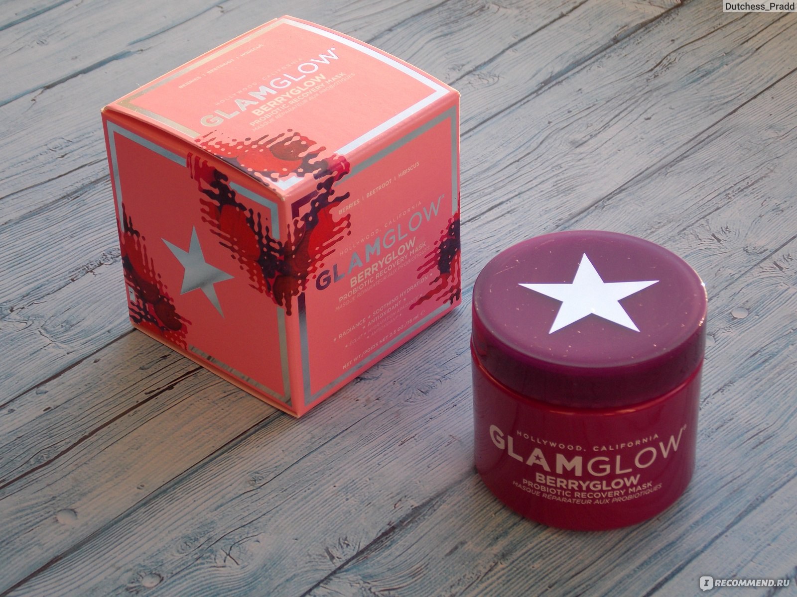 Glamglow berryglow probiotic 2025 recovery mask отзывы