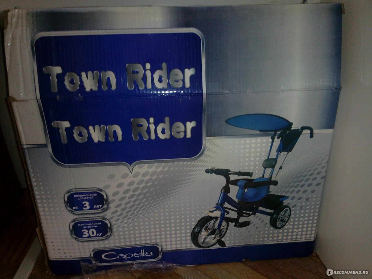 Трехколесный велосипед Capella Town Rider фото