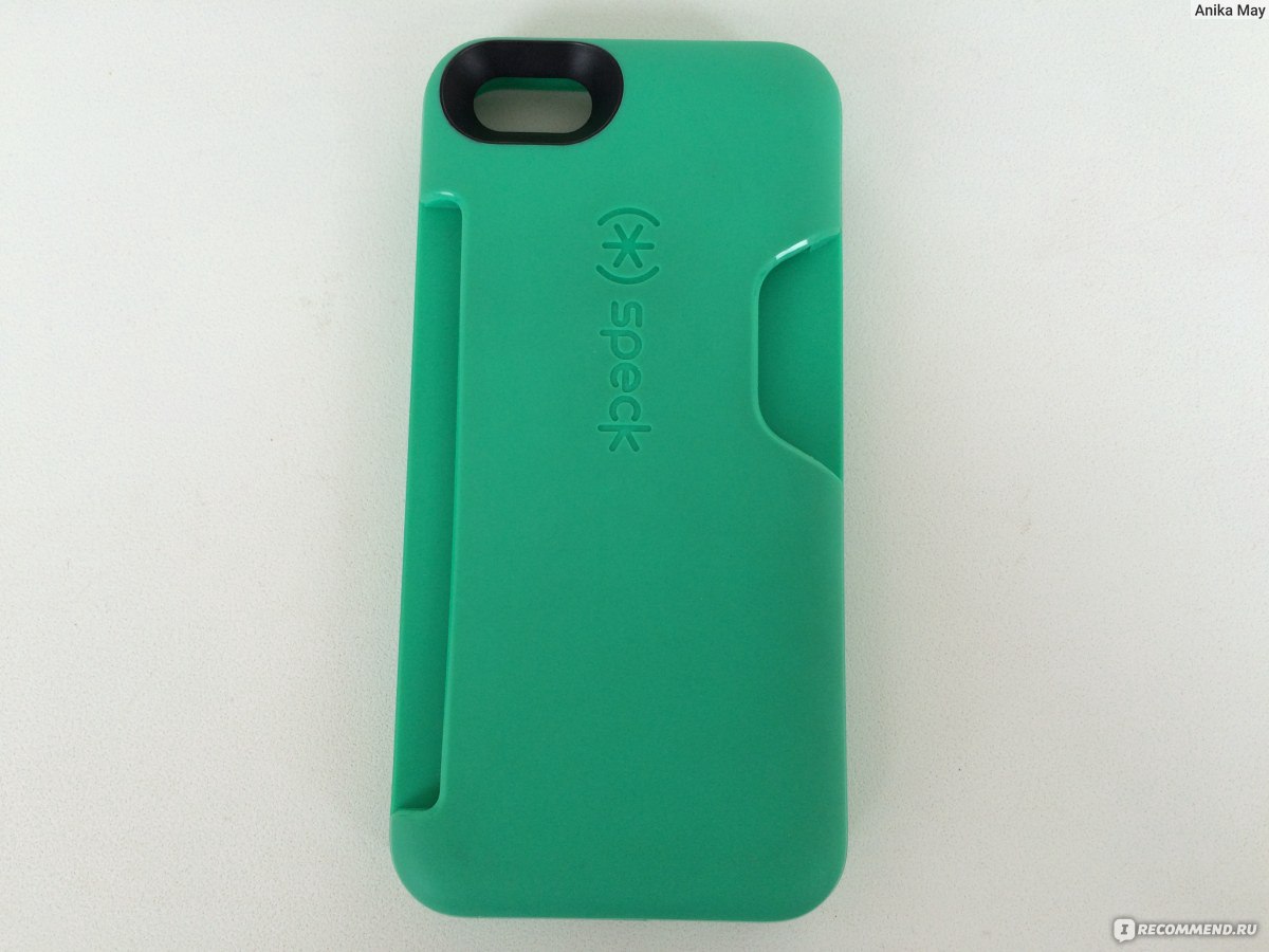 Защитный чехол-накладка на заднюю часть смартфона Speck для iPhone 5/5S  SmartFlex Card Malachite зеленый SPK-A0720 - «Защитный и качественный  чехол! » | отзывы