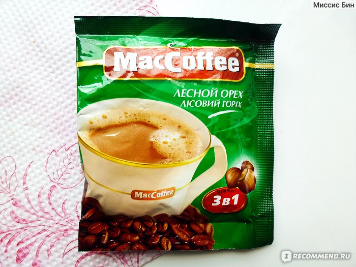 Кофейный напиток MacCoffee 3 в 1 Сгущенное молоко 20 г - купить с доставкой на дом в СберМаркет