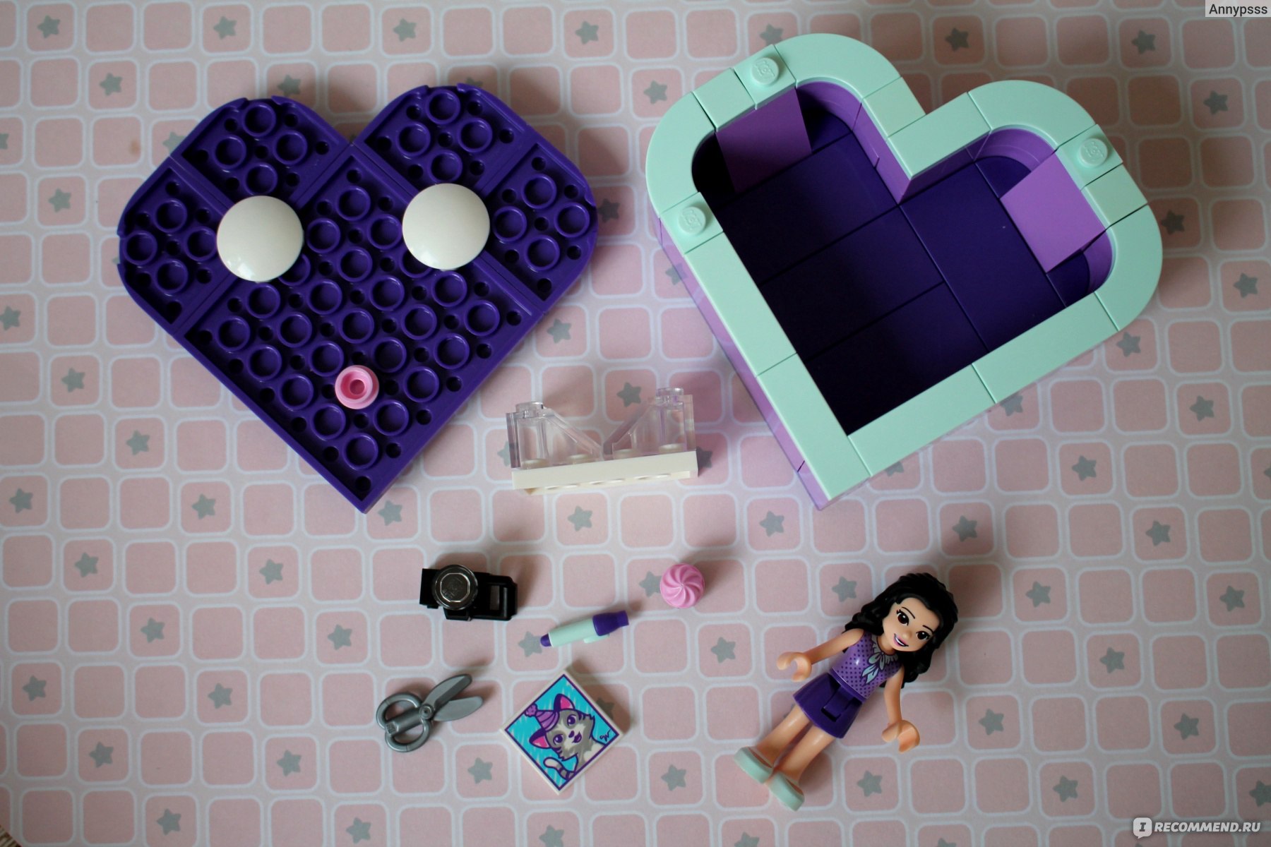 Lego Friends  Конструктор Шкатулка-сердечко Эммы 41355 фото