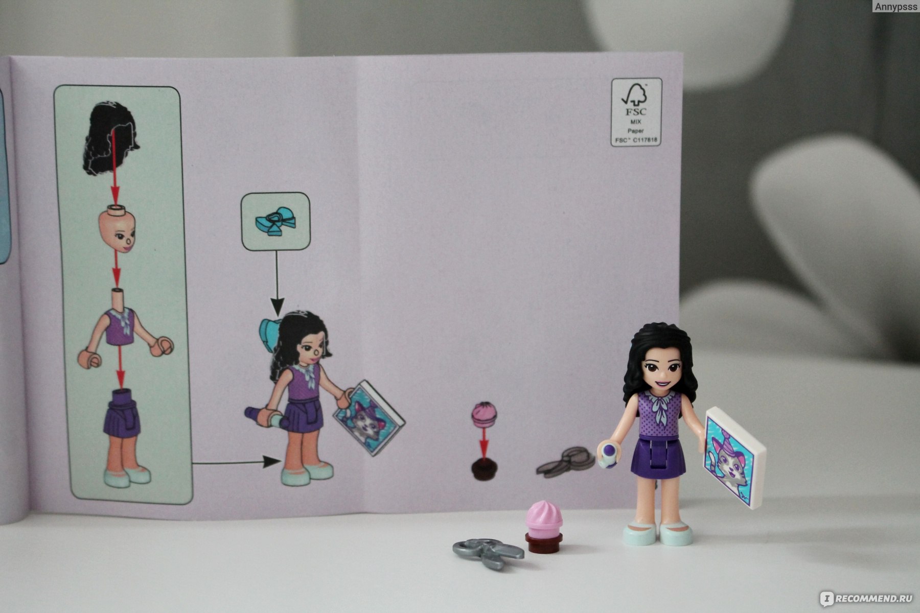 Lego Friends  Конструктор Шкатулка-сердечко Эммы 41355 фото