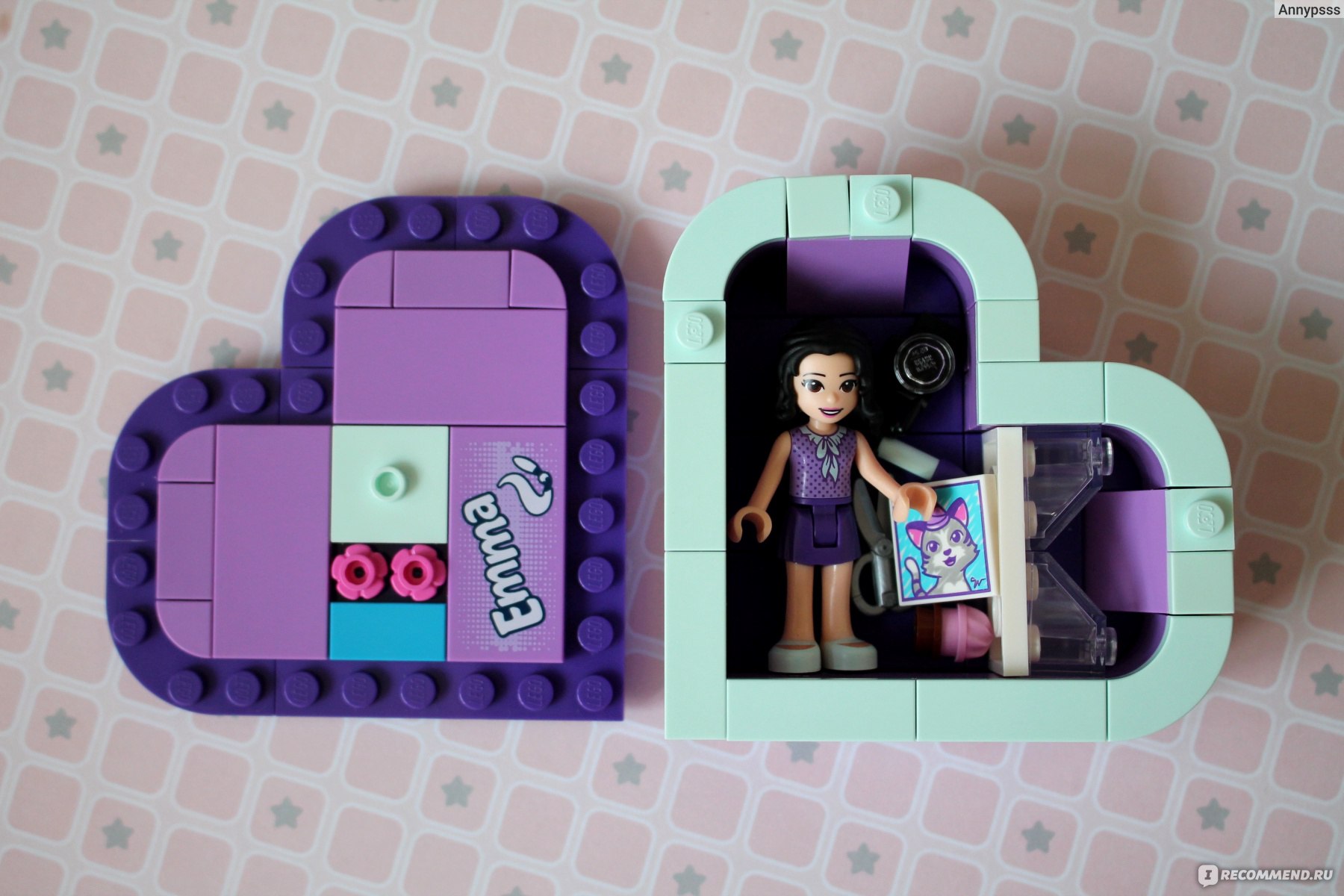 Lego Friends  Конструктор Шкатулка-сердечко Эммы 41355 фото