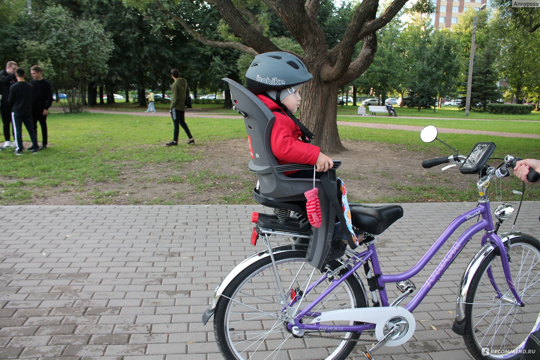 Кресло детское велосипедное bobike