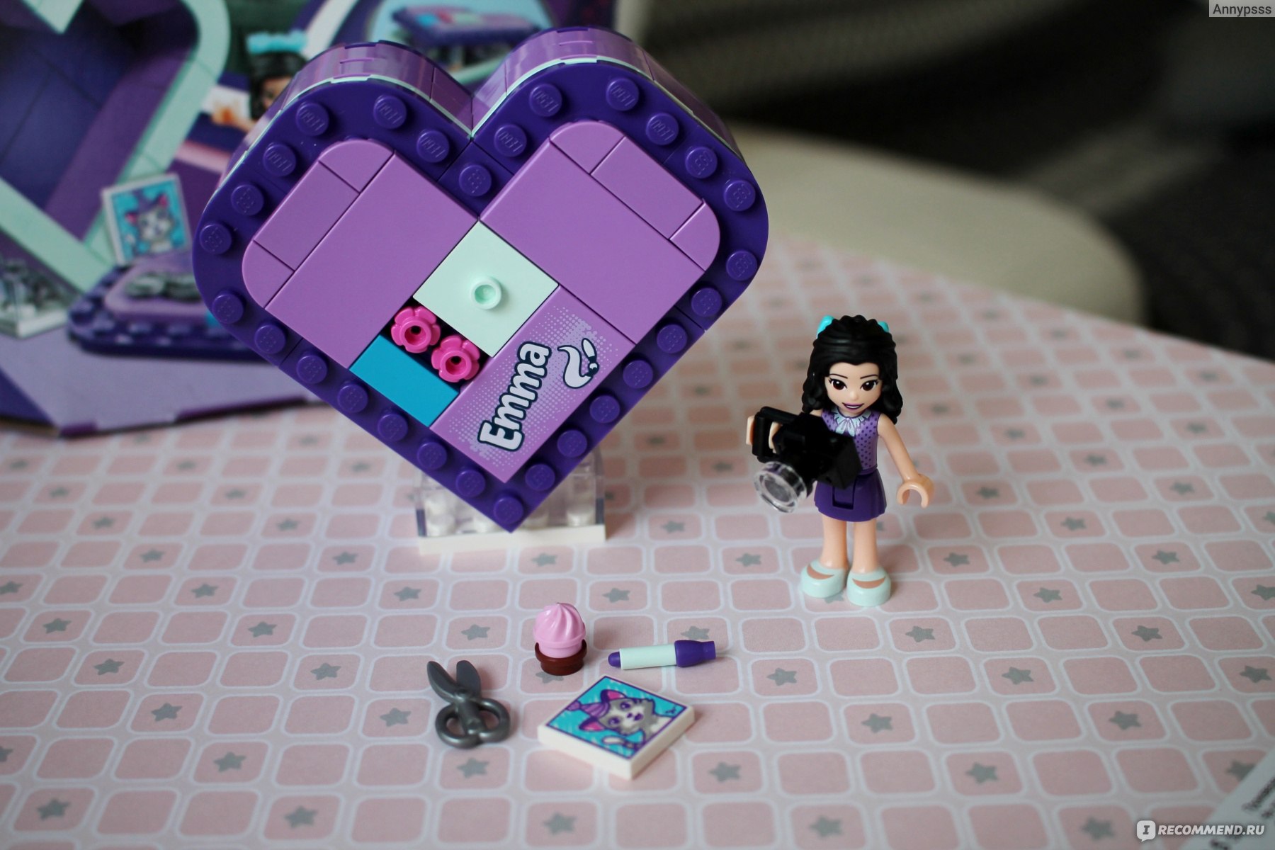 Lego Friends  Конструктор Шкатулка-сердечко Эммы 41355 фото