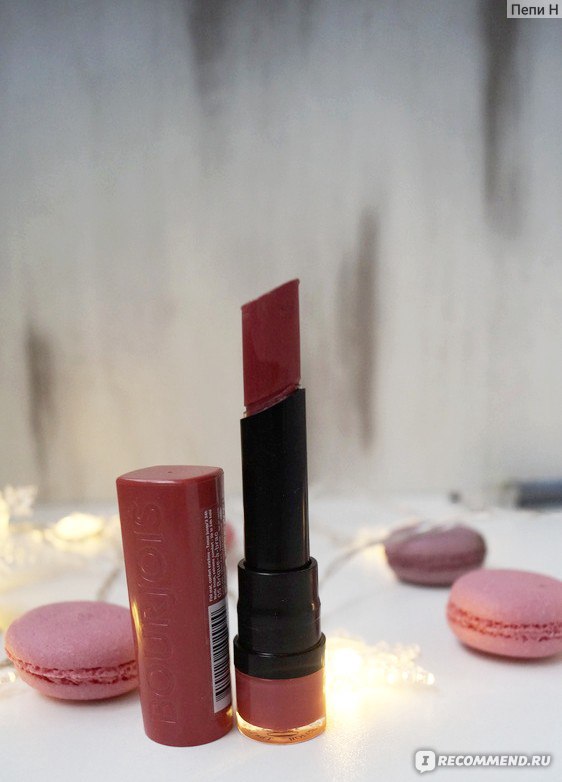 Губная помада-стик Bourjois ROUGE VELVET - «Помада Bourjois Rouge ...