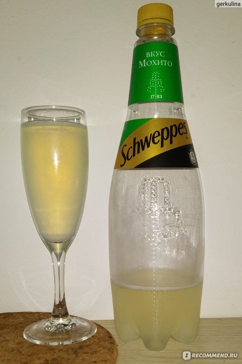 Напиток безалкогольный сильногазированный Schweppes Вкус Мохито - «Самый  вкусный» | отзывы