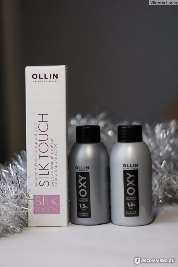 Краска для волос Ollin professional безаммиачный стойкий краситель для Ollin Silk Touch фото