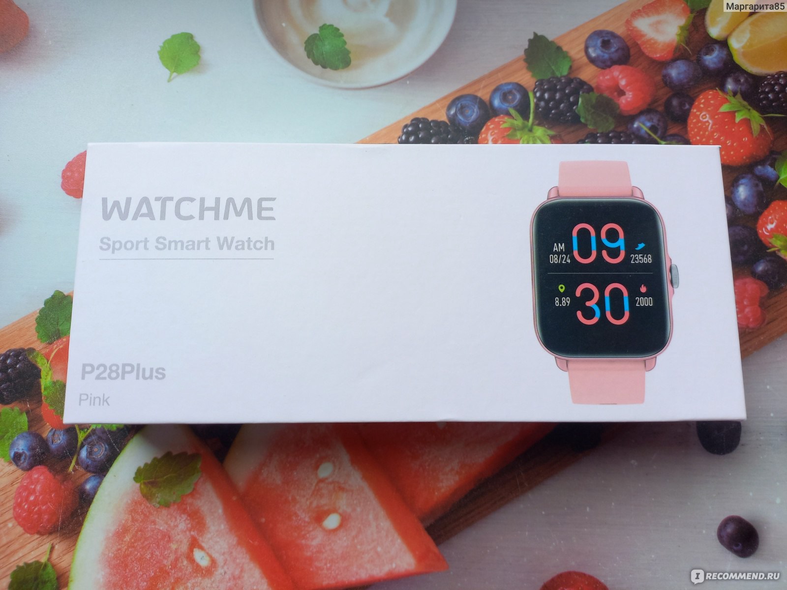 Смарт часы WatchMe Sport Р28Plus - «Считаем давление, пульс и определяем,  кто звонит, не доставая телефон. Женские смарт-часы WatchMe. Больше месяца  использования, полет нормальный. » | отзывы