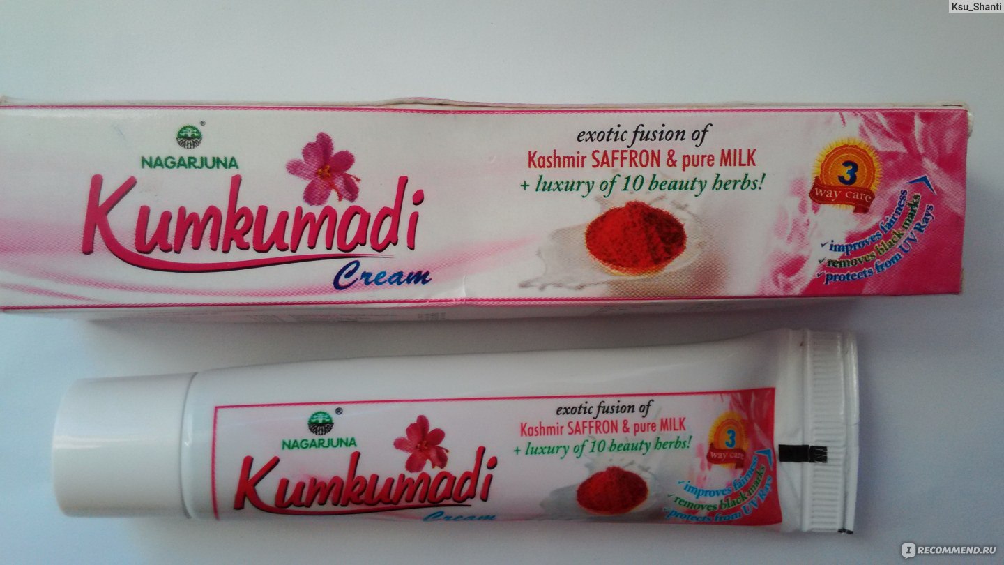 Крем для лица NAGARJURNA Kumkumadi cream фото