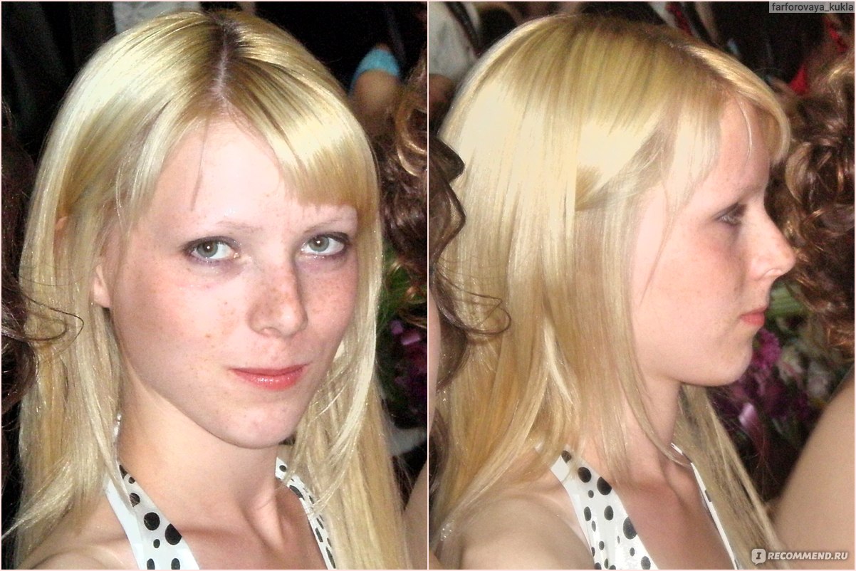 Фото с нарощенными волосами до и после