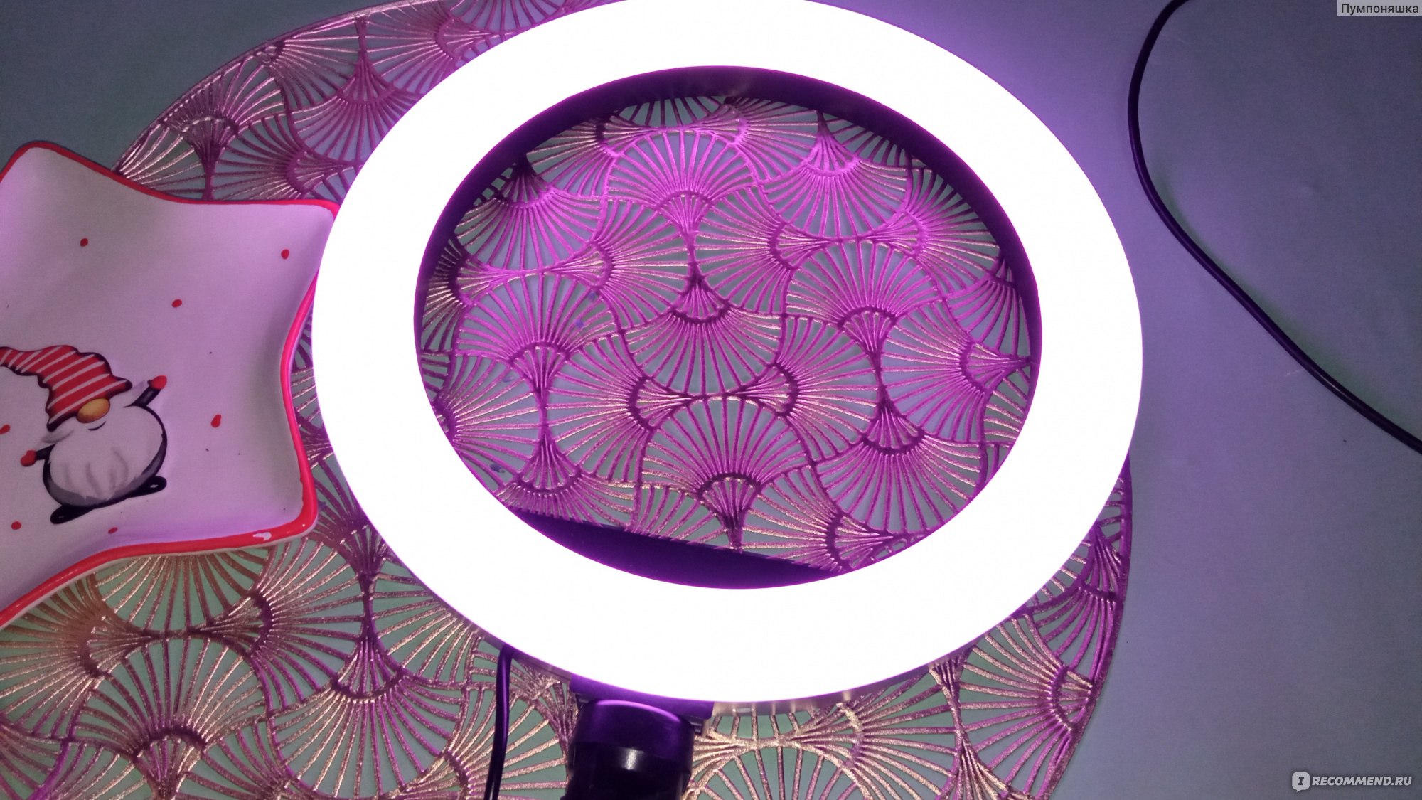 Лампа светодиодная кольцевая Rgb Led Soft ring light фото