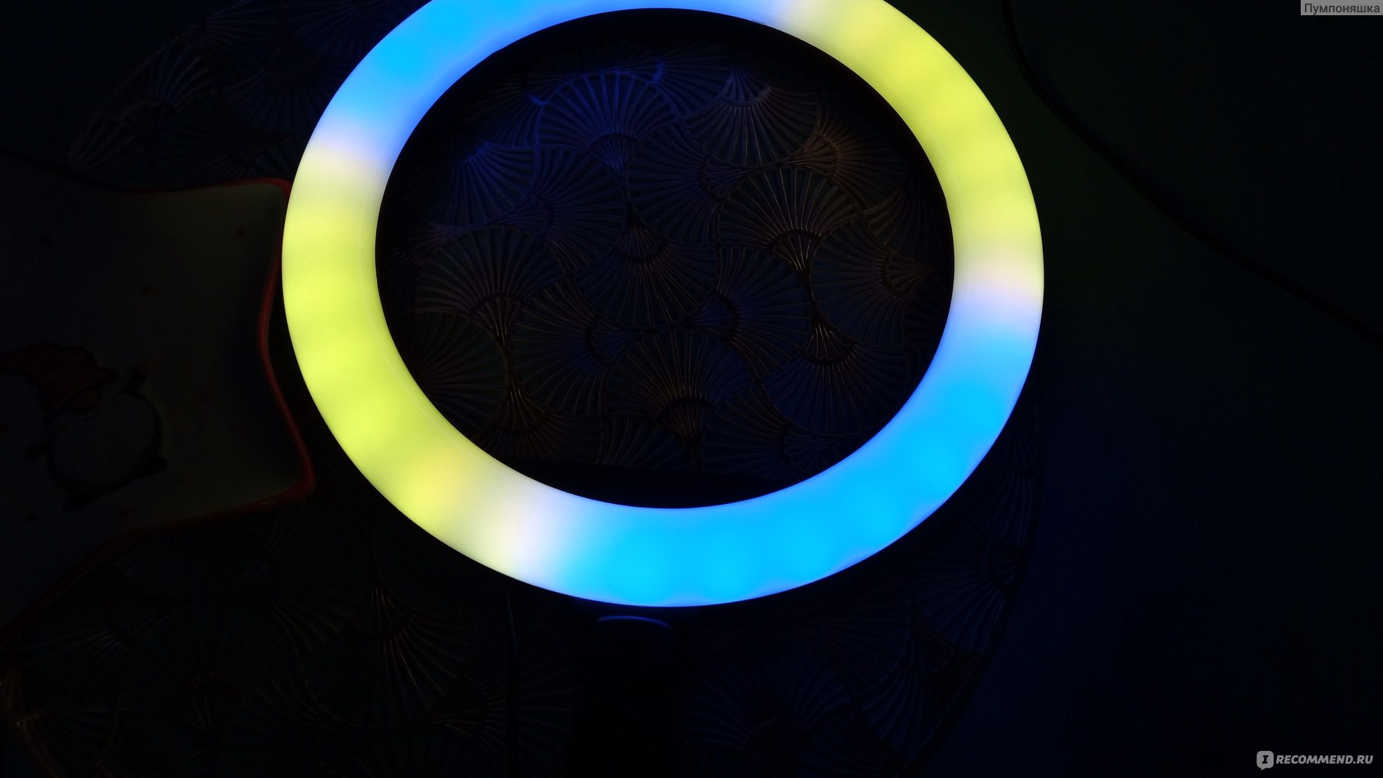 Лампа светодиодная кольцевая Rgb Led Soft ring light фото