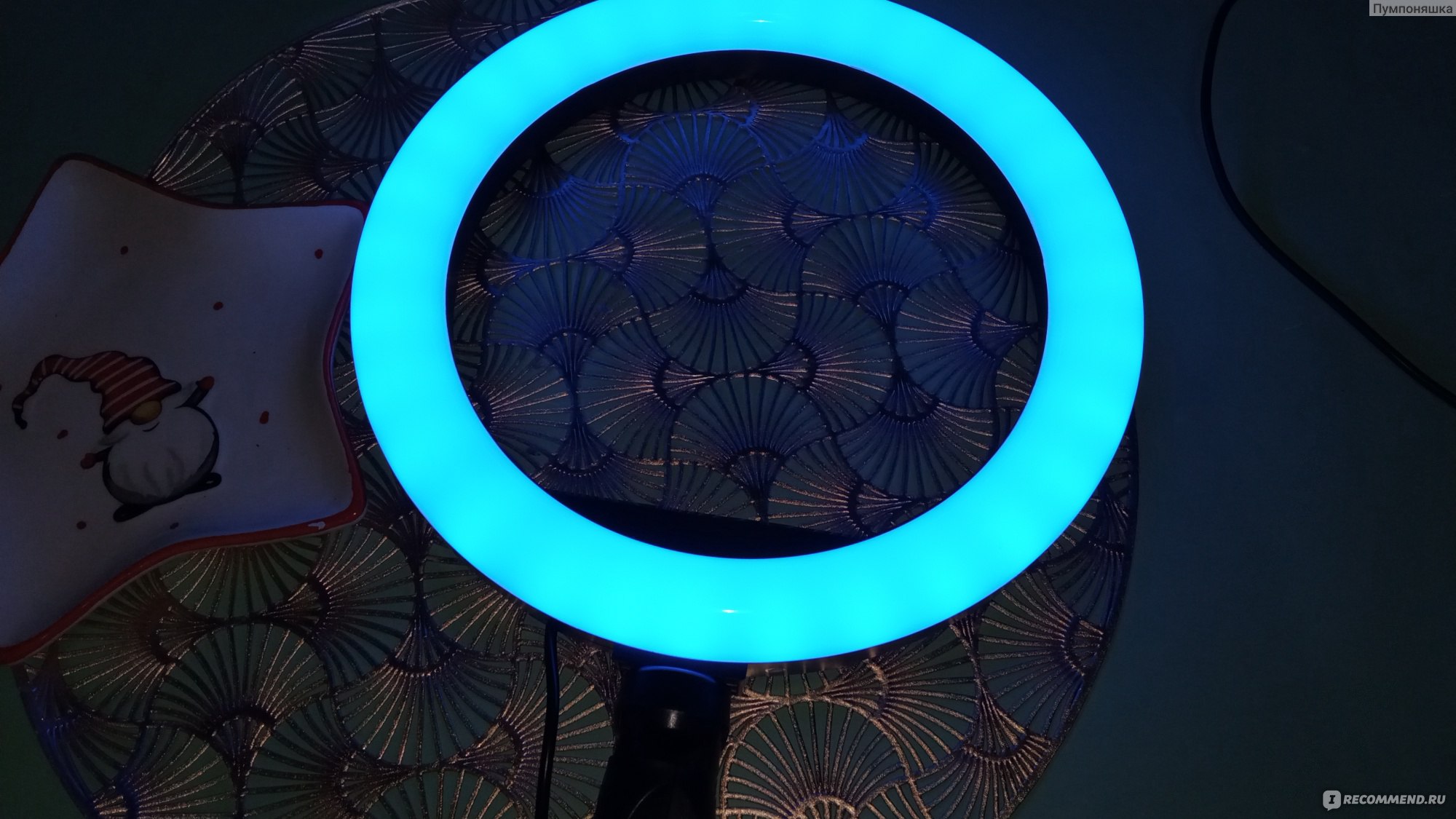 Лампа светодиодная кольцевая Rgb Led Soft ring light фото