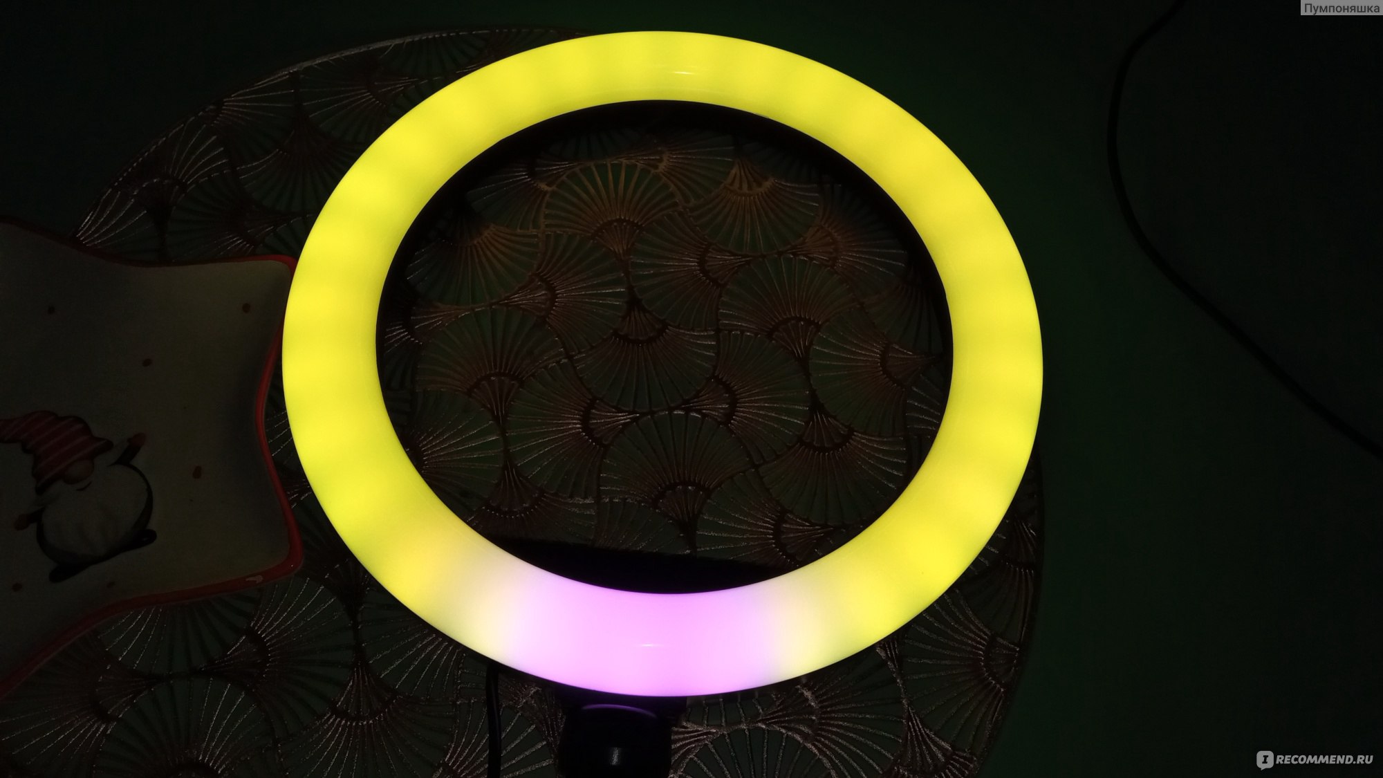 Лампа светодиодная кольцевая Rgb Led Soft ring light фото