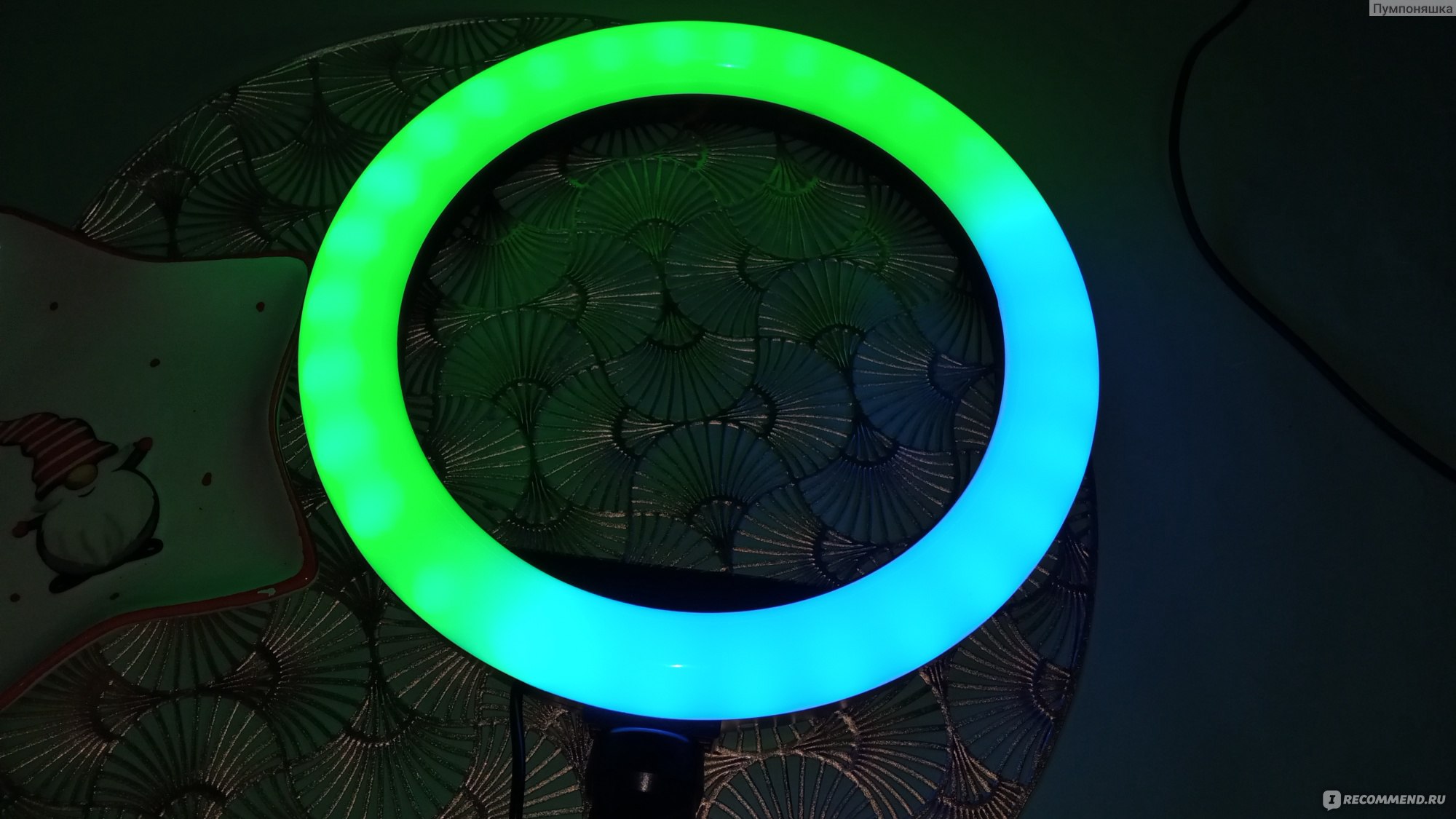 Лампа светодиодная кольцевая Rgb Led Soft ring light фото