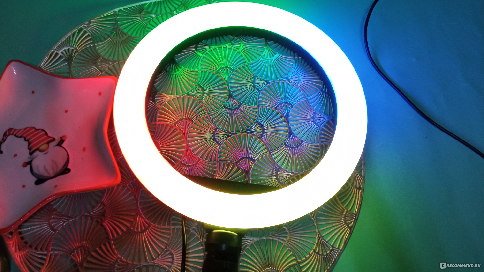 Лампа светодиодная кольцевая Rgb Led Soft ring light фото