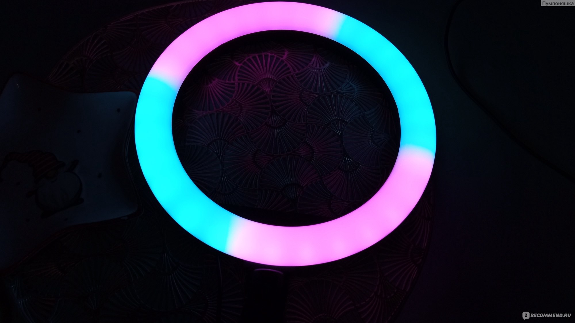 Лампа светодиодная кольцевая Rgb Led Soft ring light фото