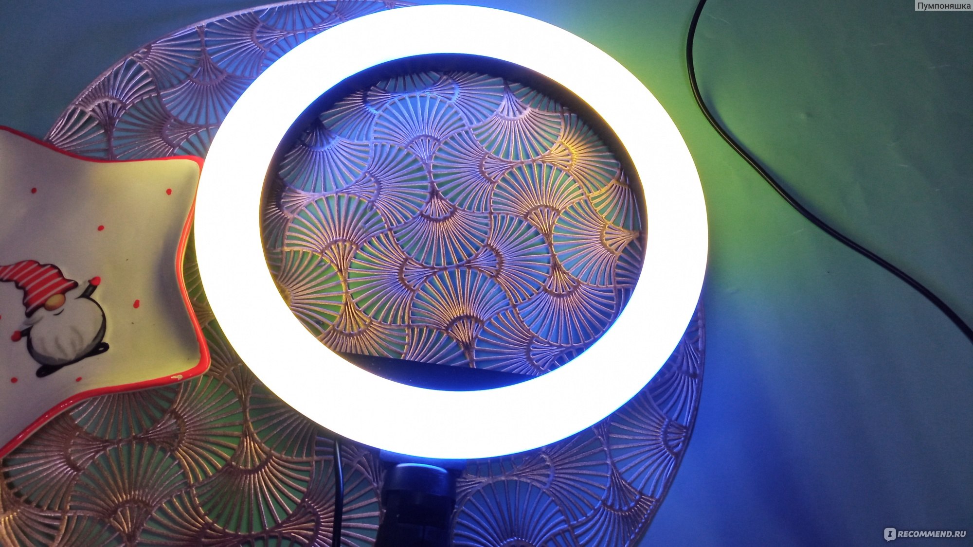 Лампа светодиодная кольцевая Rgb Led Soft ring light фото