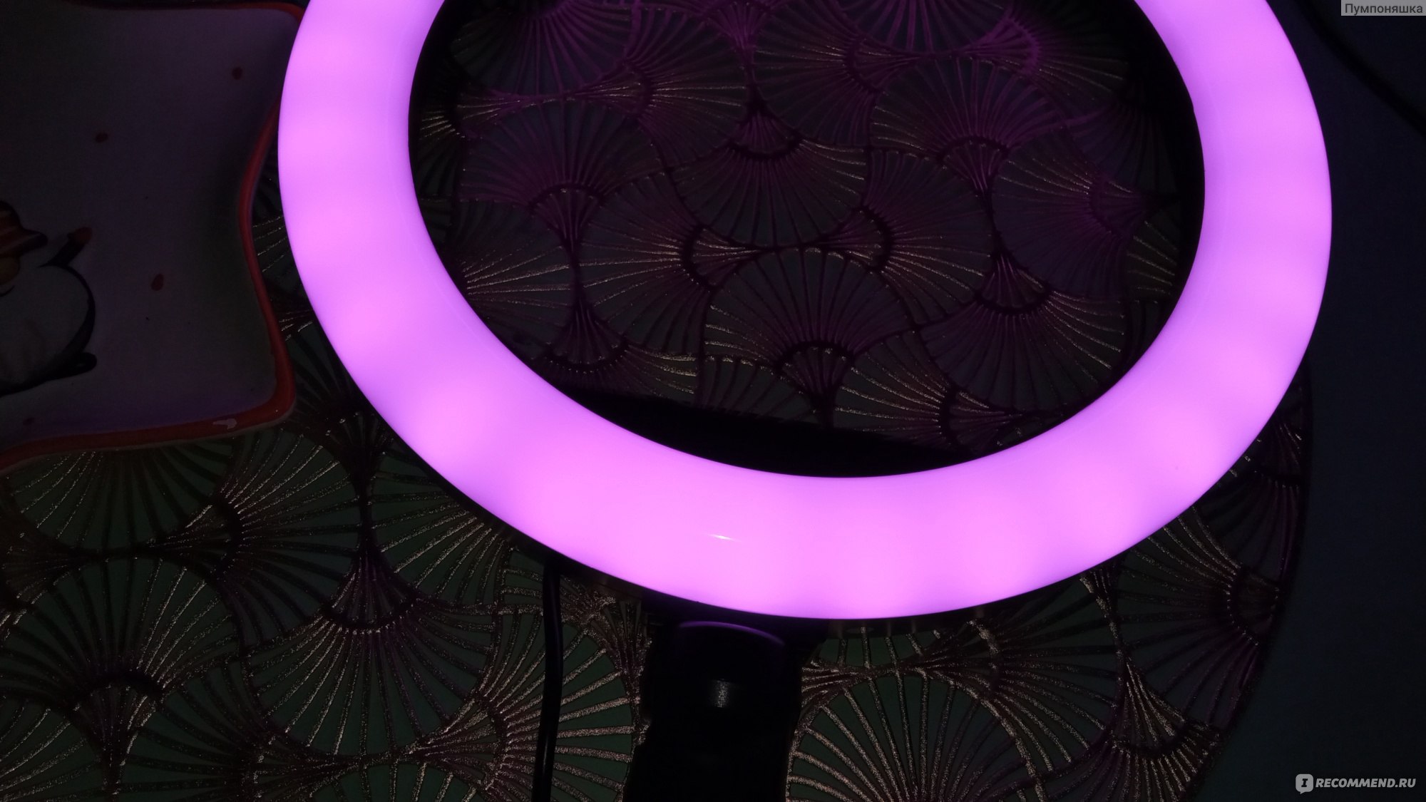 Лампа светодиодная кольцевая Rgb Led Soft ring light фото