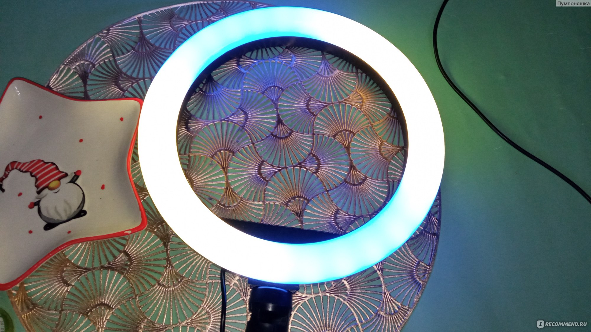 Лампа светодиодная кольцевая Rgb Led Soft ring light фото