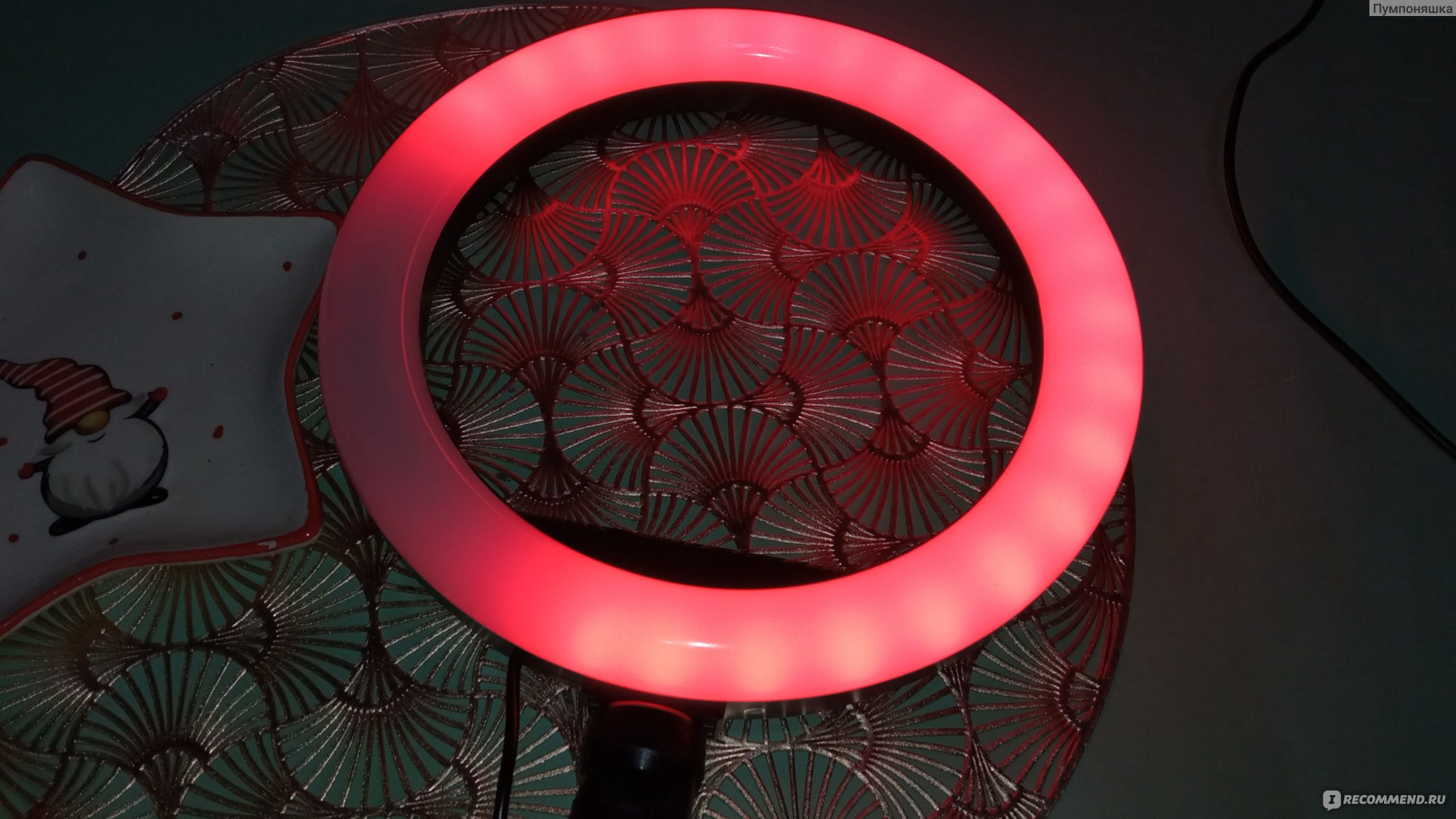 Лампа светодиодная кольцевая Rgb Led Soft ring light фото