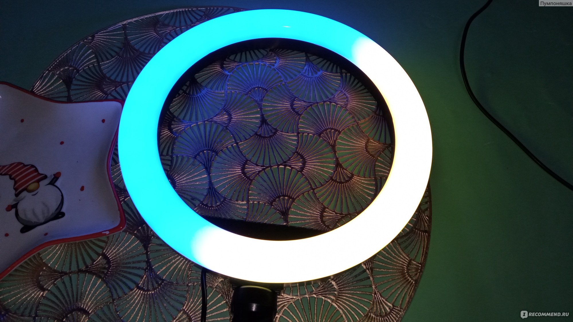 Лампа светодиодная кольцевая Rgb Led Soft ring light фото