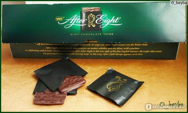 Шоколад Nestle after eight мята 200г