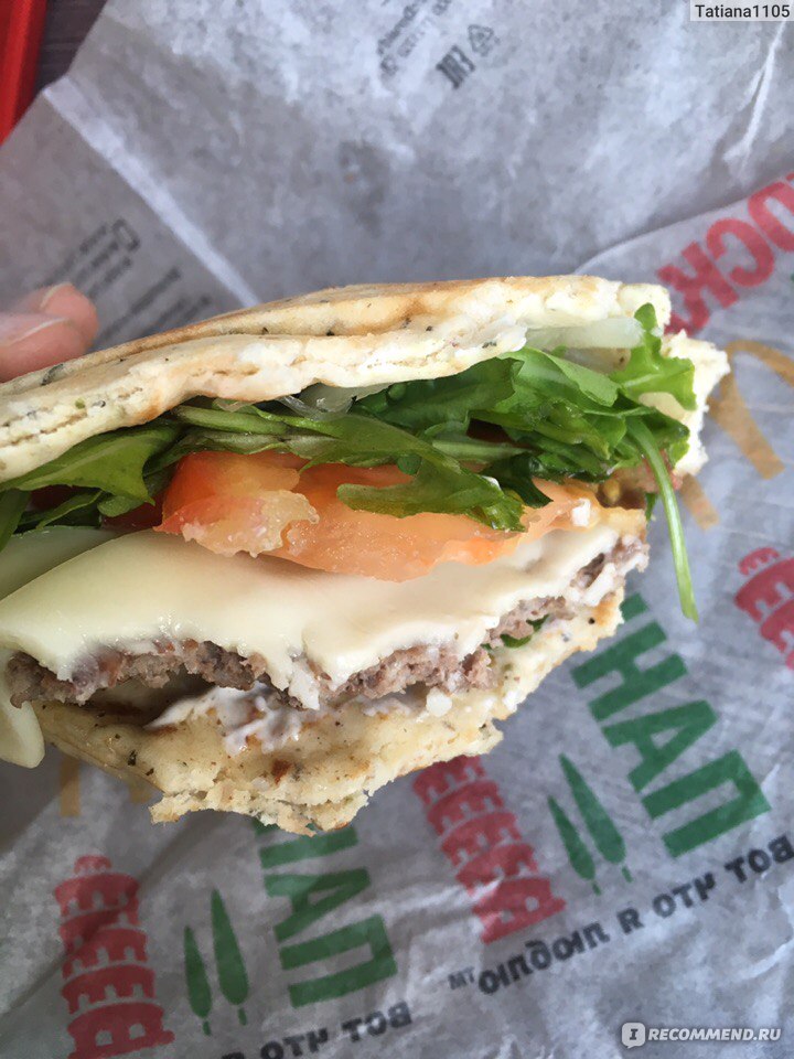 Бургер McDonald’s / Макдоналдс Панини Тоскана фото