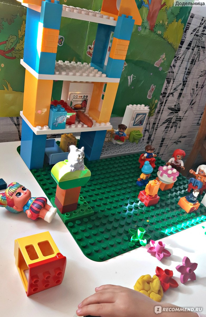 Lego Duplo Конструктор Семейный дом 10835 - «Семейный дом 10835 Lego Duplo  я счастлива, что купила его. Ребенок часами не отходит от набора. На  прогулке просится домой играть в лего» | отзывы