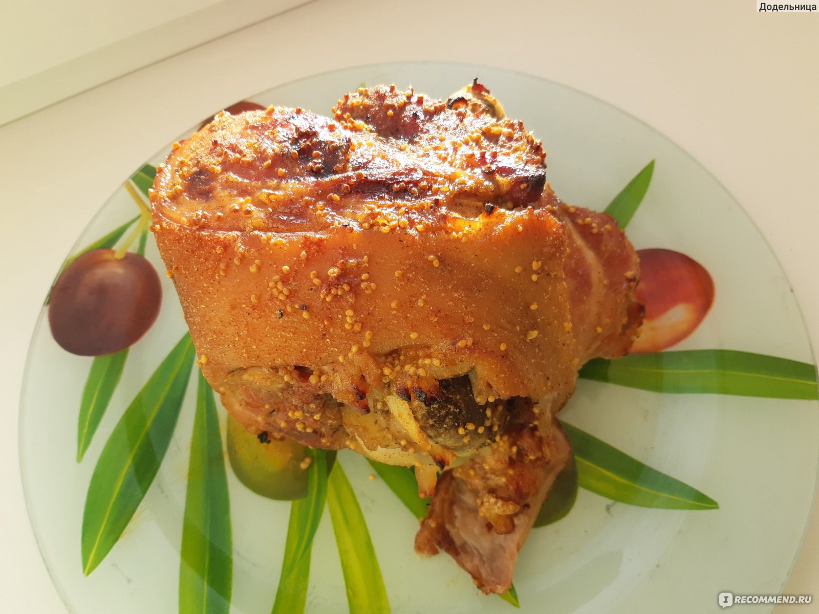 Свиная рулька с медом и горчицей в духовке - рецепт приготовления с пошаговыми фото