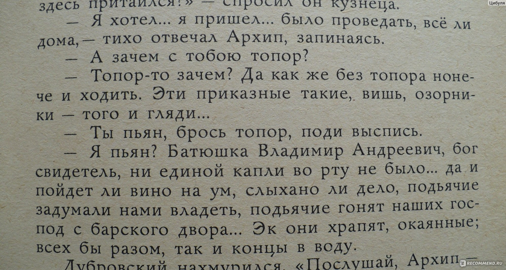 Дубровский. Александр Сергеевич Пушкин - «Классика на все времена:  понятная, интересная и ни капли не скучная» | отзывы