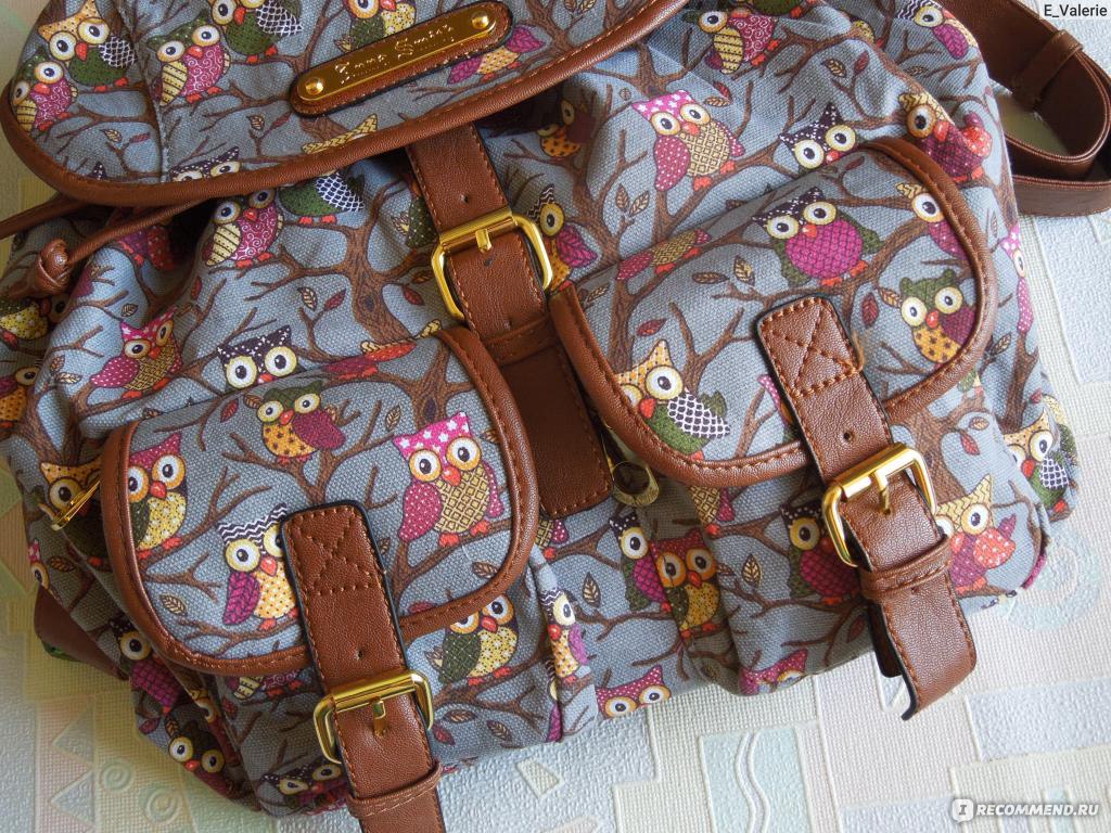 Ebay Anna Smith Retro Style Owl Backpack Shoulder Bags