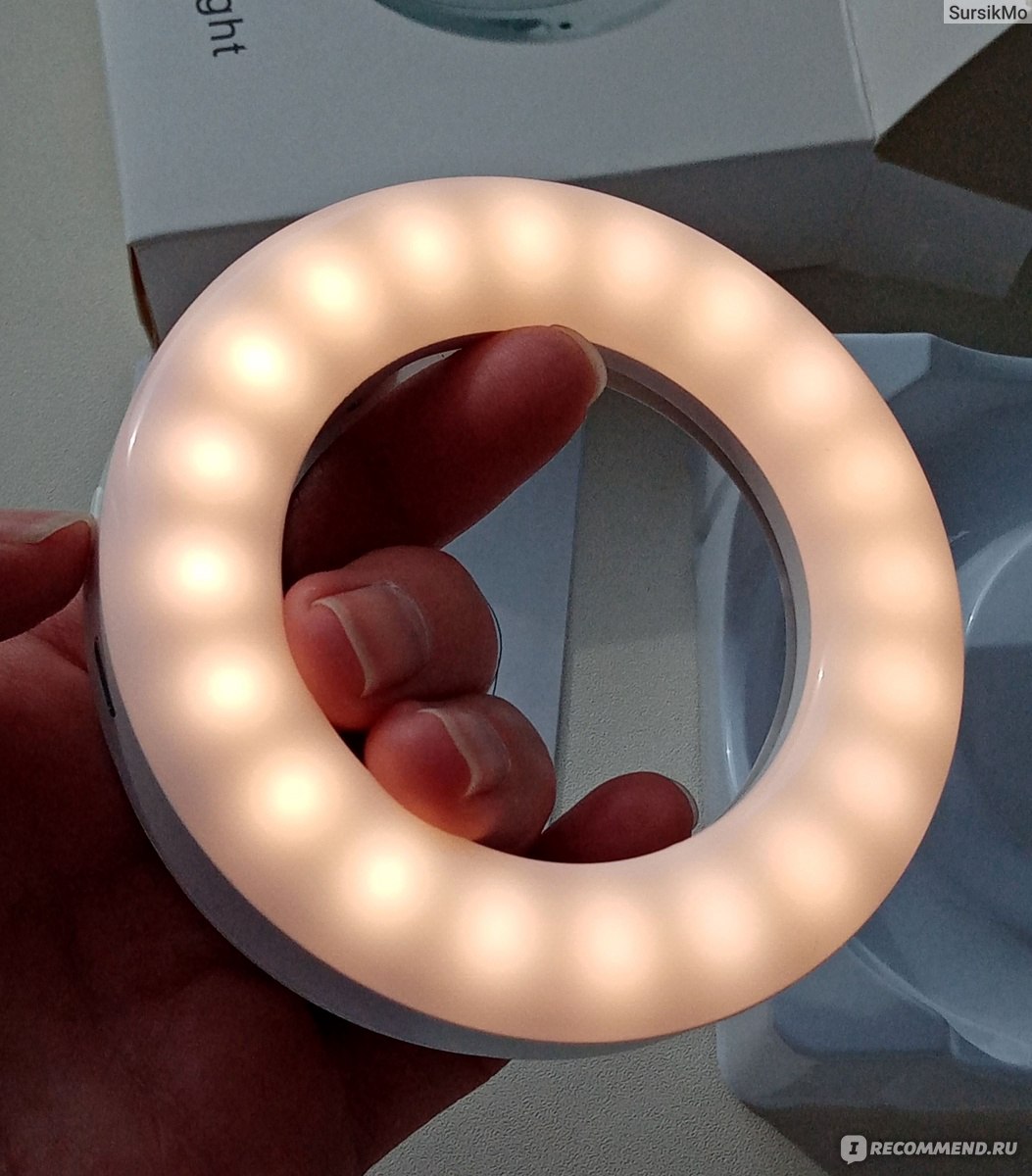 Кольцевая светодиодная лампа для телефона Aliexpress Selfie Light Ring  Lights Led Circle Mini Light Clamp for Phones, Rechargeable Clip-on Makeup  Fill Light Laptop Camera Video - «Отличное решение для дополнительной  подсветки. Для