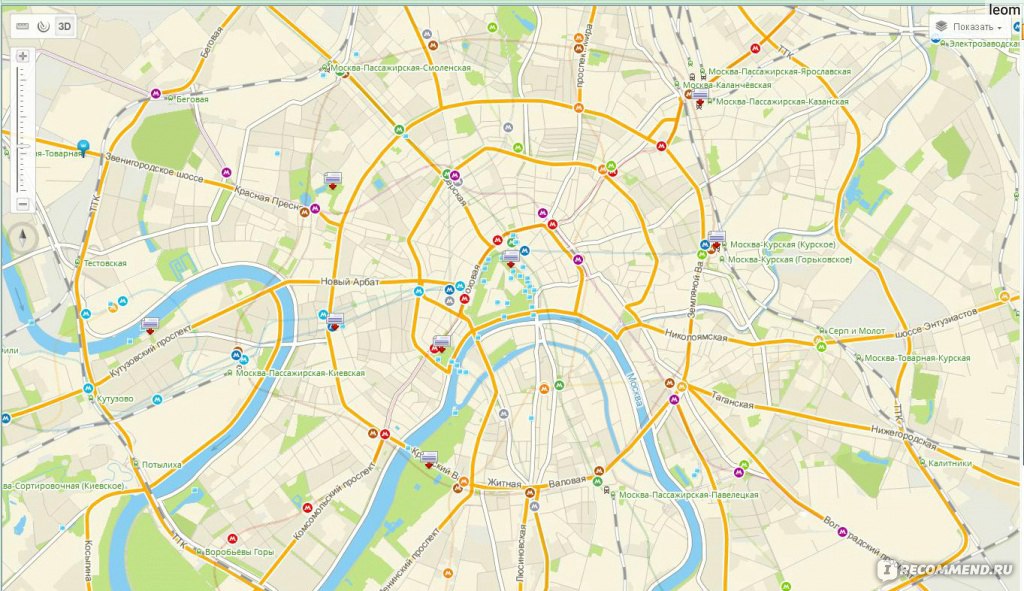 Гугл карта москвы с улицами и домами подробно смотреть