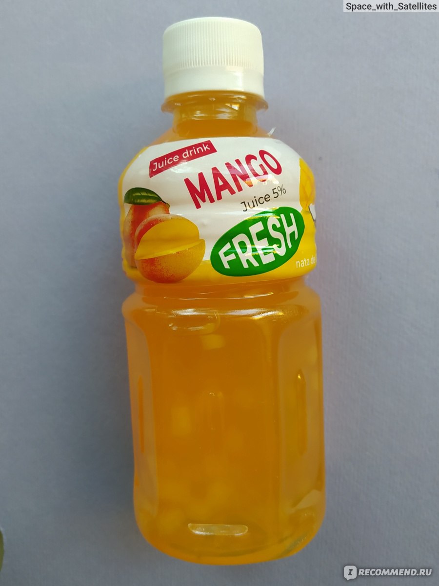 Безалкогольный напиток ООО Вельта-Пенза Fresh Mango - «Даже не знаю из чего  сделаны кубики🤨» | отзывы