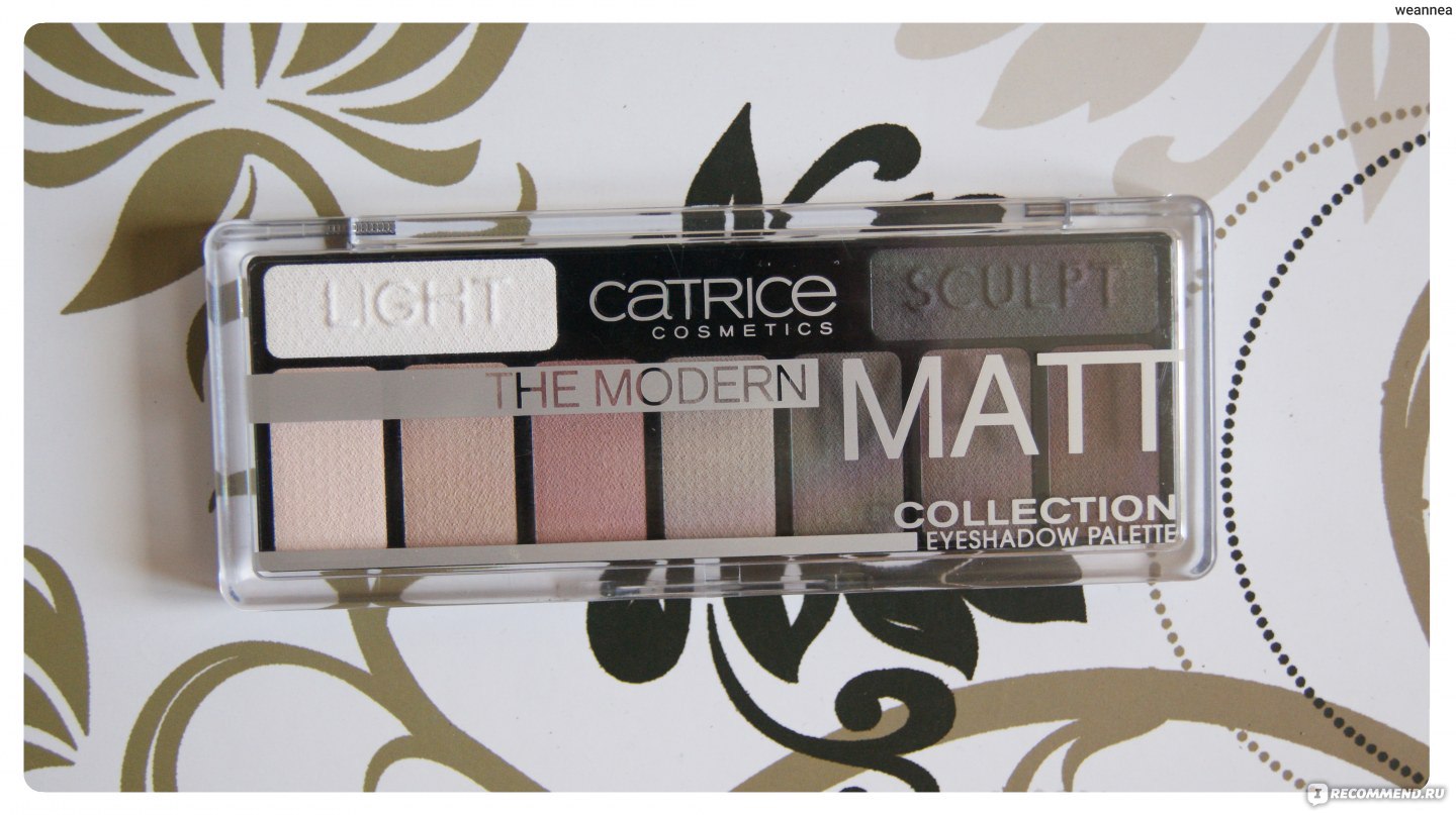 Палетка теней Catrice The Modern Matt Collection Eyeshadow Palette ...