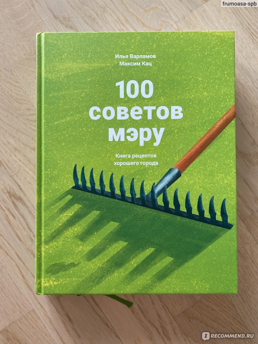 100 советов мэру. Илья Варламов, Максим Кац - «Прекрасная наглядная книга с  рекомендациями о том, как сделать город лучше » | отзывы