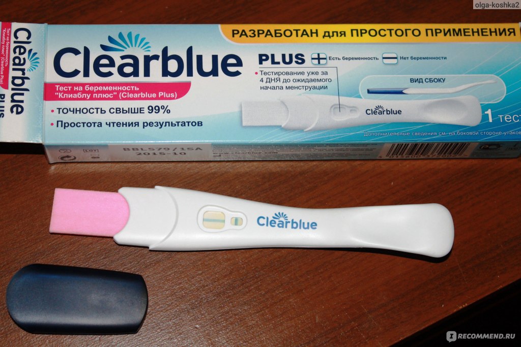 Тесты На Беременность Clearblue PLUS - «Тест На Беременность До.