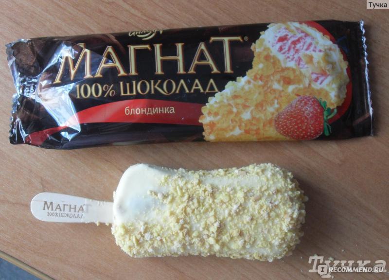 Магнат с белым шоколадом эскимо