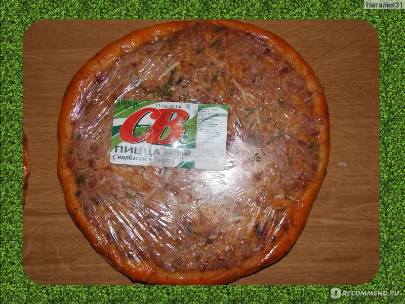 Пицца с колбасой - рецепты приготовления