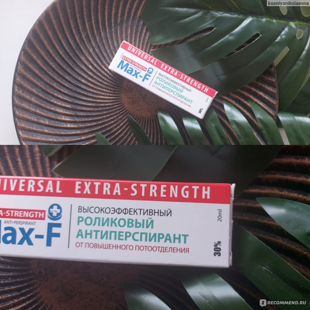Дезодорант-антиперспирант Max-F Extra-Strength  фото