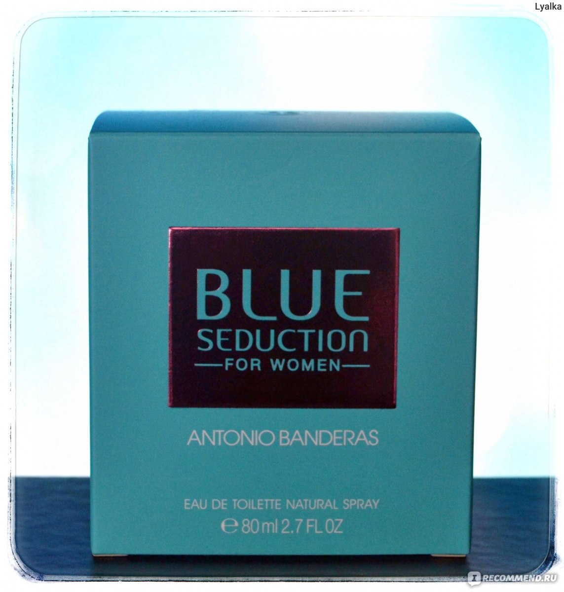 Blue seduction antonio. Blue Seduction Antonio Banderas for women 80ml. Antonio Banderas Blue Seduction 2019. Антонио Бандерас духи Blue Seduction for women серные. Blue от Антонио Бандерас женские.