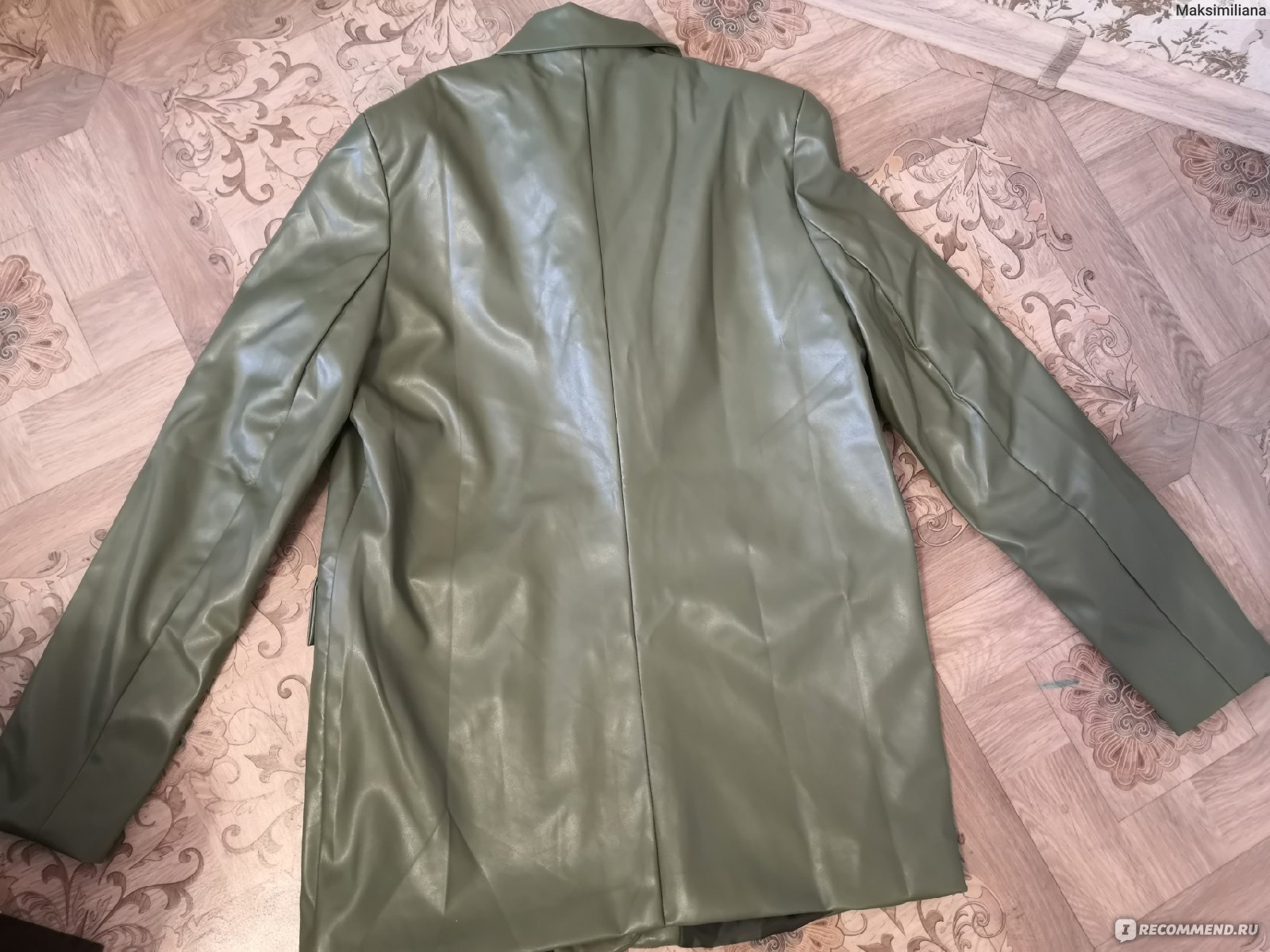 Пиджак Martichelli 4661 КОЖАНЫЙ ОЛИВКОВЫЙ - «Тренд последних нескольких лет- пиджак из эко-кожи. Как я планирую носить его этой весной, самыевыигрышные образы и сочетания с одеждой из гардероба»